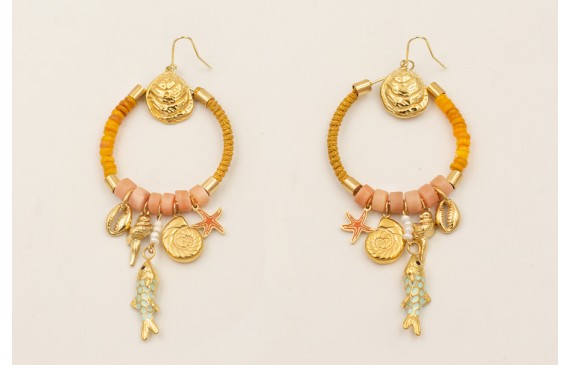 Pendientes ACERO INOXIDABLE gancho sencillo, aro g