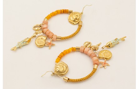 Pendientes ACERO INOXIDABLE gancho sencillo, aro g