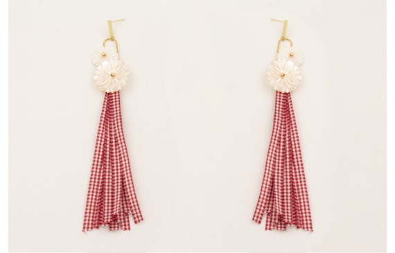 Pendientes ACERO INOXIDABLE listón, eslabón rectan