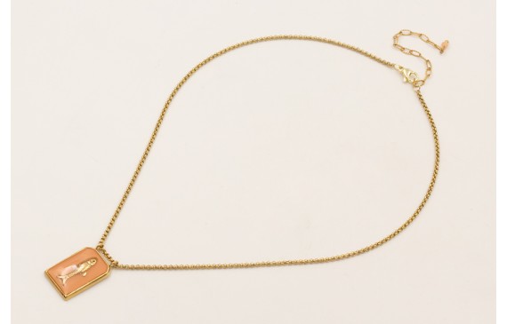 Solitario ACERO INOXIDABLE cadena aritos pequeños 