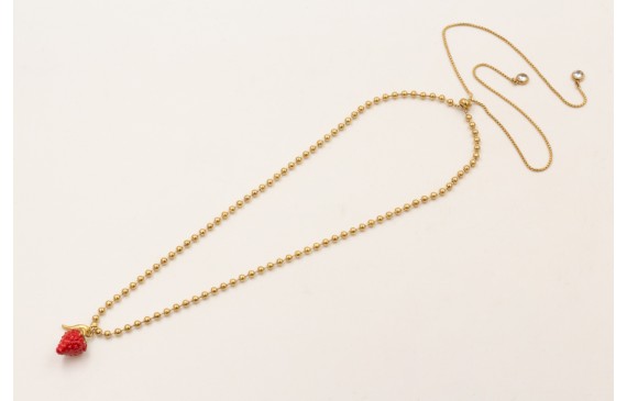 Collar completo bolas medianas con regulador ACERO