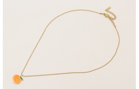 Collar completo bolitas ACERO INOXIDABLE colgante 