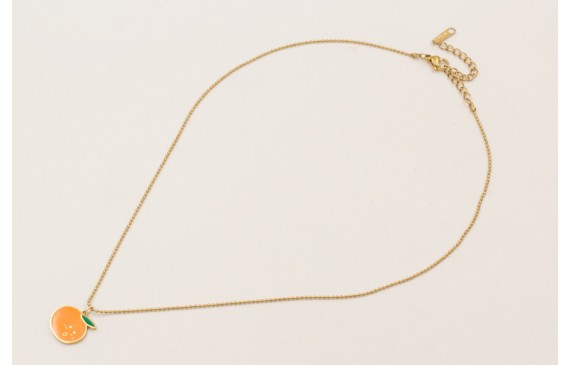 Collar completo bolitas ACERO INOXIDABLE colgante 