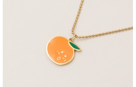 Collar completo bolitas ACERO INOXIDABLE colgante 