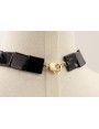 Collar cuadrados madreperla teñida en negro con es