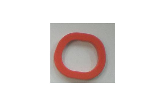 Marco ovalado naranja