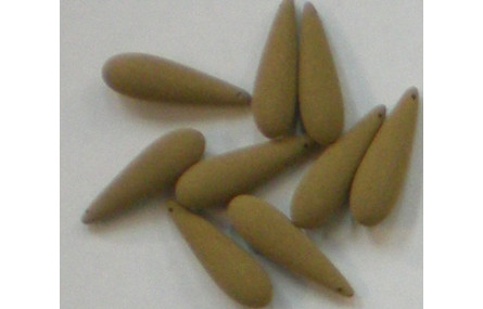 Lágrima aterciopelada beige