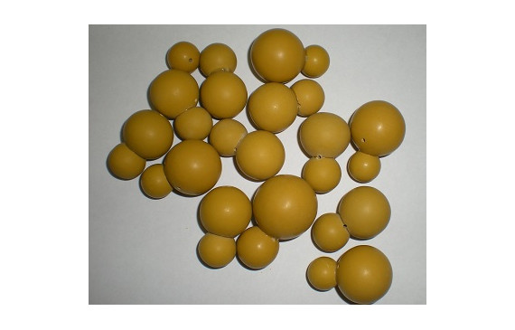 Lote Amarillo piezas collar razimo