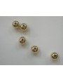 Bola 6mm con baño Dorado
