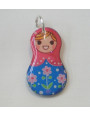 Matriuska Resina 24*13mm Azul-Rojo