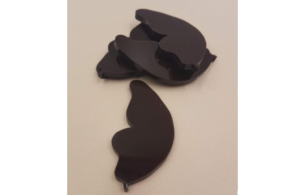 Pétalo Metacrilato 45*21 Marrón