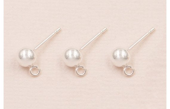 PENDIENTE DORMILON AG 536/0 cabeza 5mm