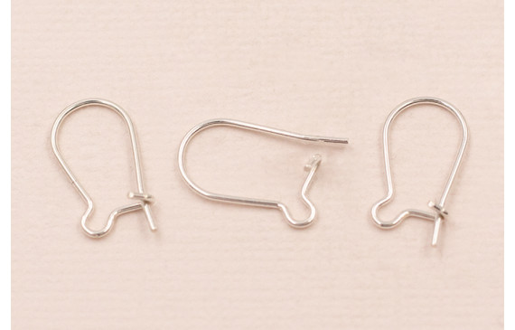 PENDIENTE PLATA LEY HIPPIE SENCILLO