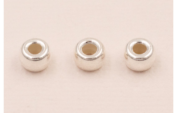 Pieza Donnut 6mm PLATA