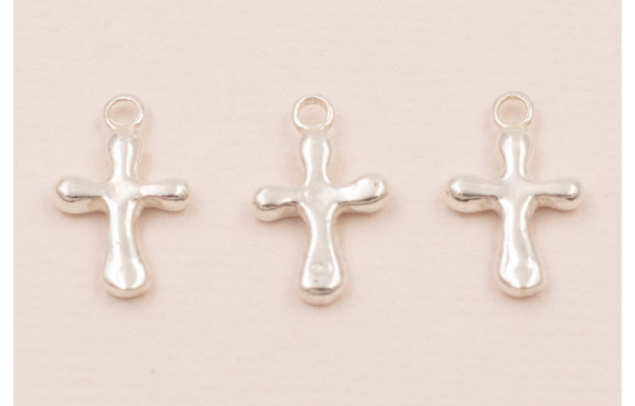 Colgante CRUZ PLATA 16*10mm