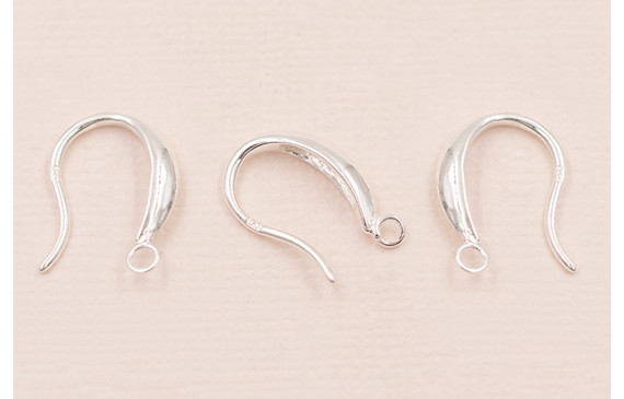 Gancho plata lágrima