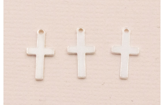 Colgante Cruz plara 925 10/5mm