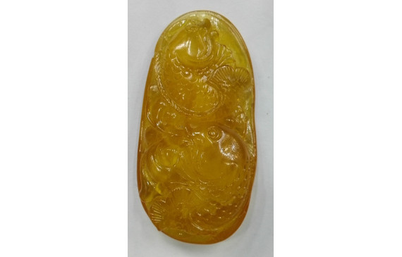 Pieza Tibet resina  tallada  80*40*20mm