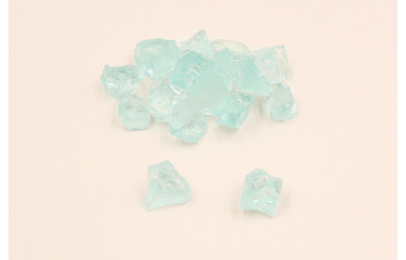 Cristal cuarzo craqueado Azulado