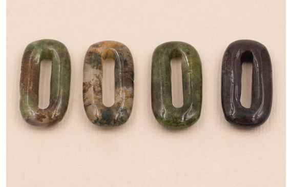 Eslabón Jade 30*15 Verdoso