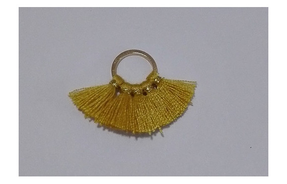 Aro 10mm Multipompón Amarillo