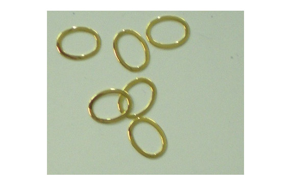 Aro Ovalado Dorado 14*10