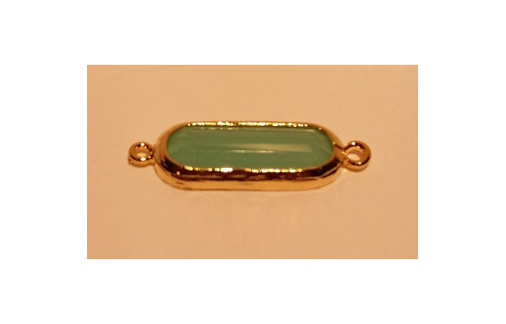 Cristal 16*5mm doble Aro Opal Agua