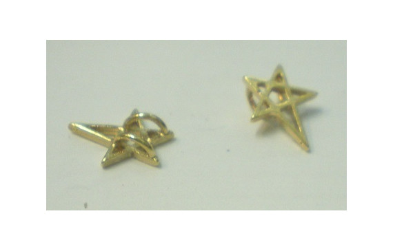 Estrella 11*10mm Dorada