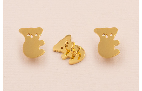 Koala Acero Inoxidable 11mm Oro