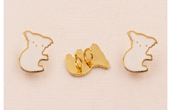 Koala Acero Inoxidable 11mm esmalte Rosa Palo