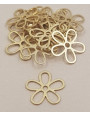 Flor 9mm diámetro Oro Mate