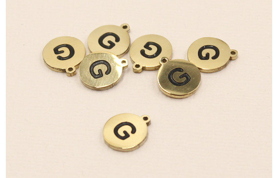 Chapa acero Inoxidable 10mm letra G