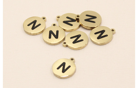 Chapa acero Inoxidable 10mm letra N