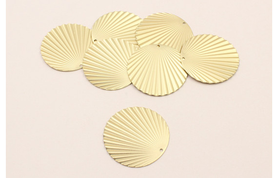 Disco ondulado 37mm Dorado Mate