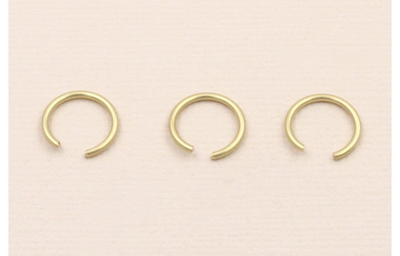 Aro de 11mm Dorado Mate