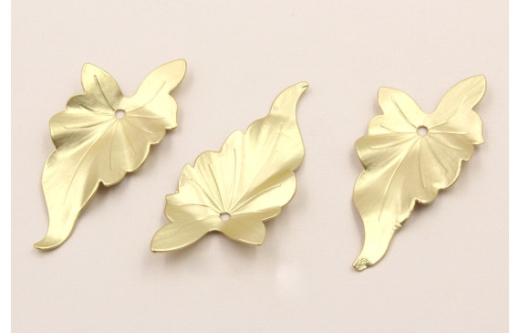 Cuenta Hoja perforada de 60*25mm Dorado Mate