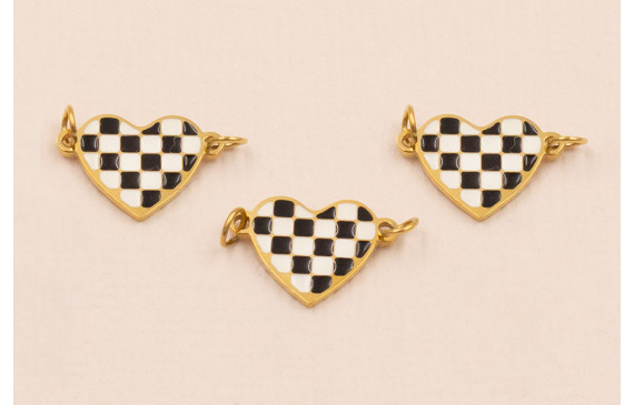 Entrepieza Corazón ajedrez Stainless Steel 12*8