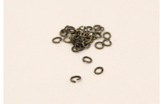 ARANDELA PEQ OVAL ORO VIEJO 40*28*07