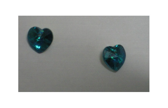 COLGANTE CORAZON 10,3x10 SWA blue zircon ab