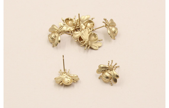 Perno Abeja 16*17mm Oro Mate