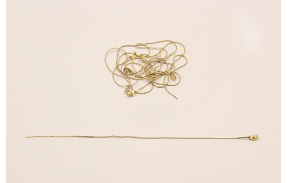 Pendiente colgante 60*10mm Oro