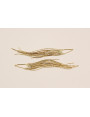 Pendiente Flecos 125*11mm Dorado