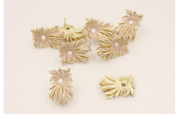 Perno Nenufar Dorado Mate 25*13mm Visón