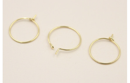 Stainless Steel: Aro Acero de 15mm Oro