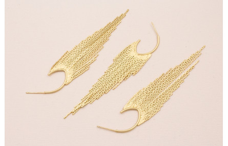 Perno Fleco 13*70mm Dorado Mate