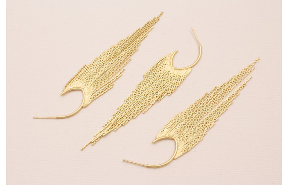 Perno Fleco 13*70mm Dorado Mate