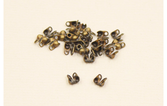 Terminal para cadena Bolas 1,5mm ORO Viejo