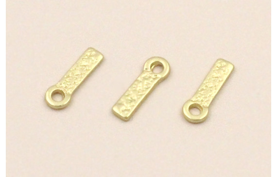 Terminal 11*2,5mm plano Dorado Mate