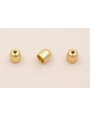 Terminal capuchon 5mm y 4mm diámetro Oro Mate