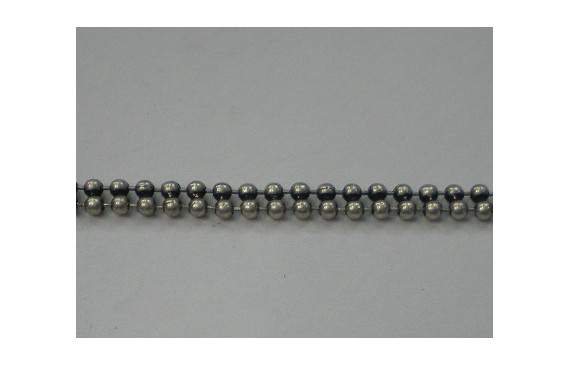 Cadena Doble bolas 1,5mm P.Vieja